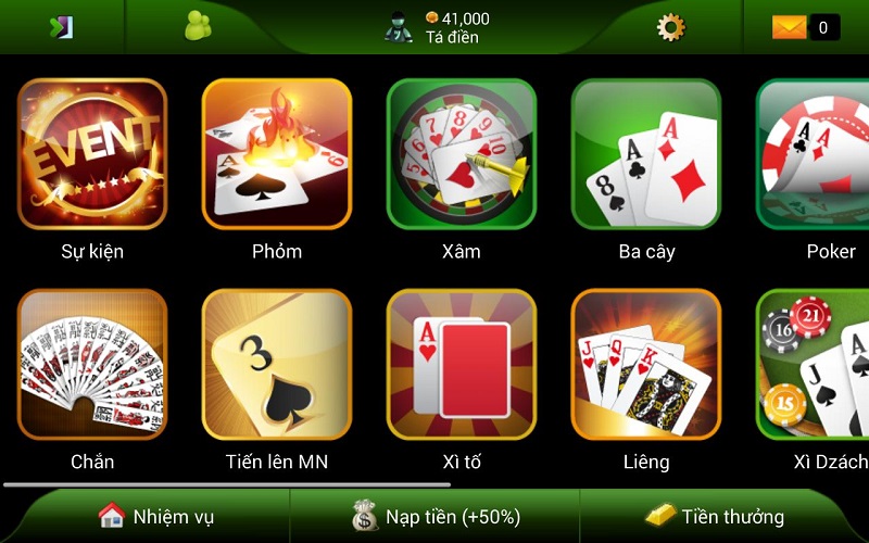 Hit Club mang đến những trò chơi kinh điển như Poker, Baccarat và Blackjack.